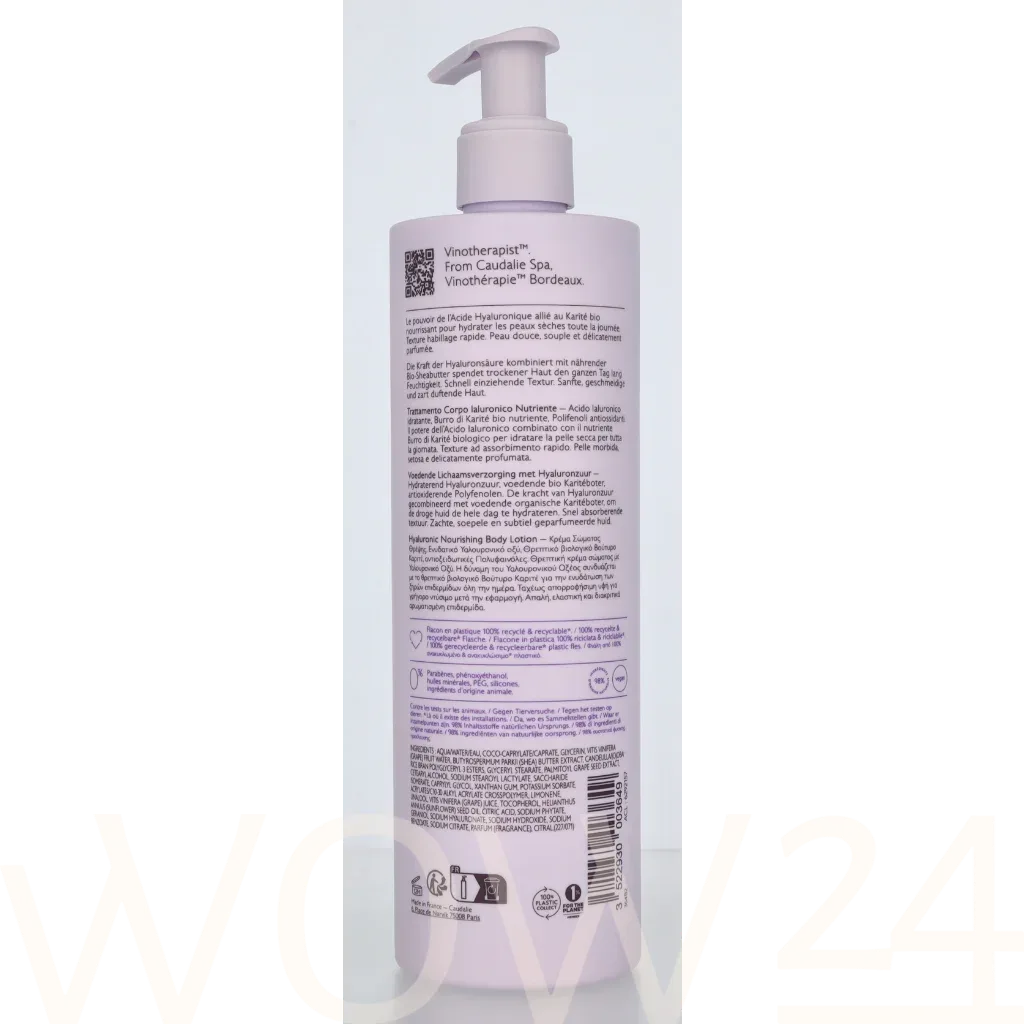Caudalie Vinotherapist hyaluronic nourishing body lotion thumbnail 3