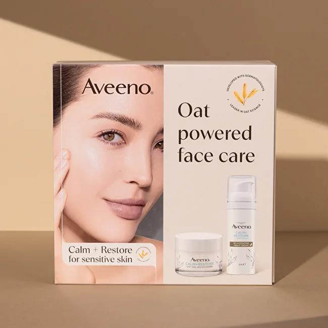 Aveeno Calm+Restore Skincare Gift Set for Dry and Sensitive Skin thumbnail 2