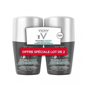 Vichy Vichy Homme Invisible Resist 72H Roll-On Deodorant Duo Set thumbnail 2
