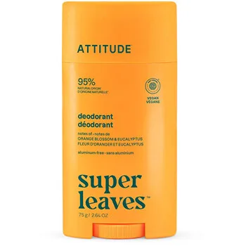 Attitude Natural deodorant Super leaves Orange blossom & Eucalyptus 75 g thumbnail 2