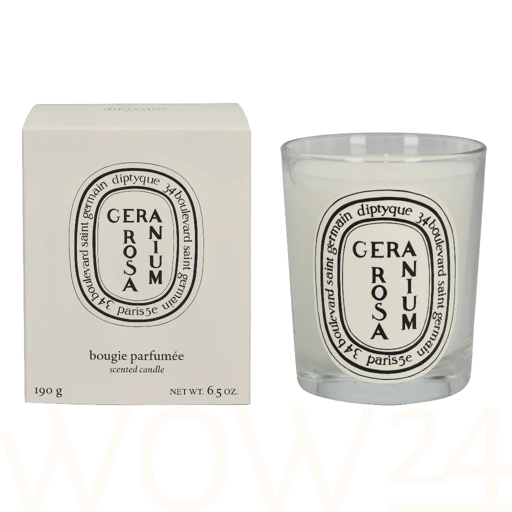Diptyque Diptyque Geranium Rosa Scented Candle thumbnail 4