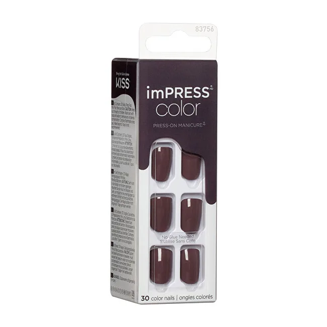 Kiss Kiss Self-adhesive nails imPRESS Color Try Gray 30 pcs thumbnail 3