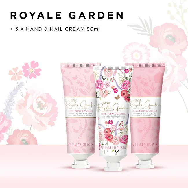 Baylis & Harding Baylis & Harding Royale Garden Hand Cream Set, 3×50ml thumbnail 2