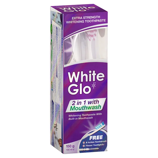 White Glo 2 in 1 with mouthwash thumbnail 2