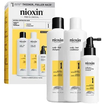 Nioxin System 1 Set for Fine, Slightly Thinning Natural Hair thumbnail 2