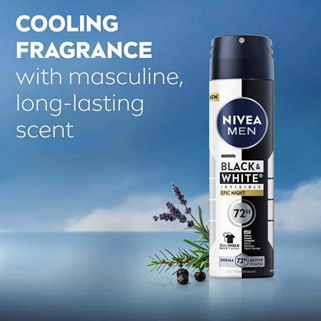 Nivea Antiperspirant spray B&W Epic Night Anti-Perspirant 200 ml thumbnail 3