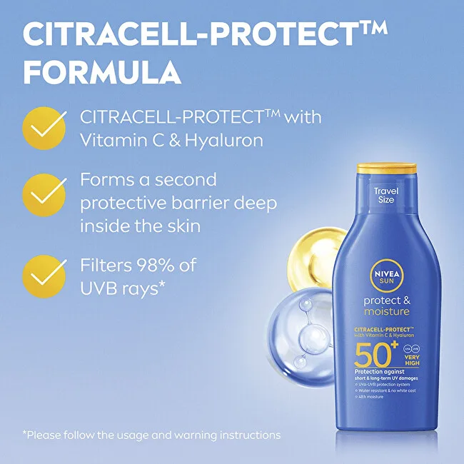 Nivea Protective milk SPF 50+ Sun Protect & Moisture Milk 100 ml thumbnail 5