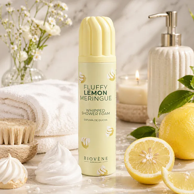 Biovene Biovene, Fluffy Lemon Meringue, Hydrating, Shower Mousse, 250 ml thumbnail 2