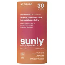 Attitude Mineral protection stick for the body Orange Blossom SPF 30 Sunly (Mineral Sunscreen Stick) 60 g thumbnail 2