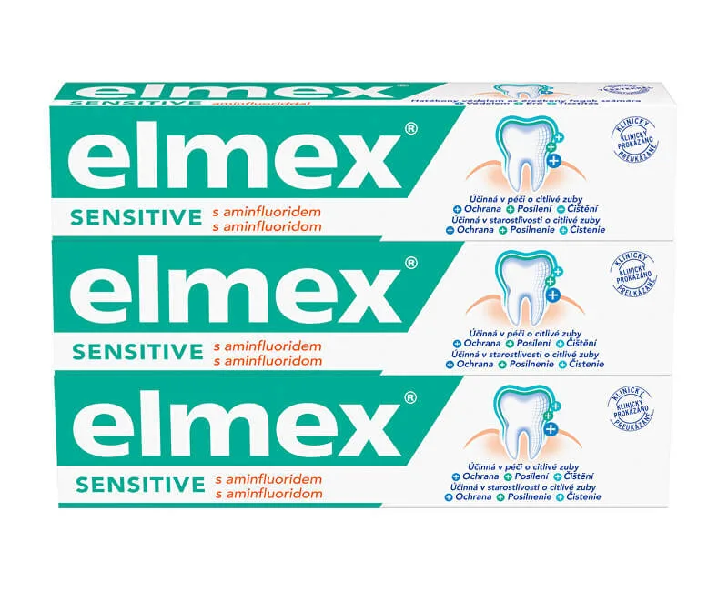 Elmex Toothpaste for sensitive teeth Sensitiv e 3 x thumbnail 2