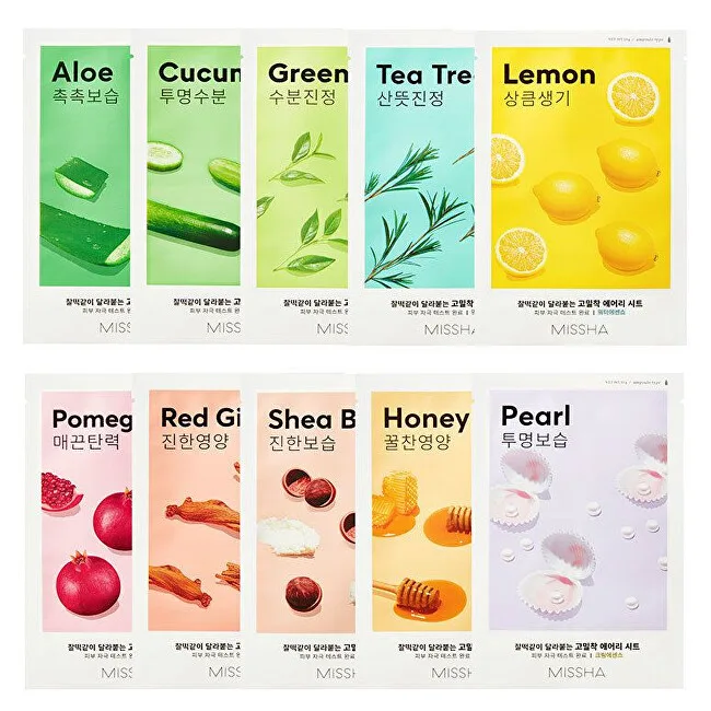 Missha Airy Fit Mask Set 10 pcs. thumbnail 2