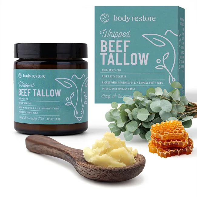 Body Restore Eucalyptus and Mint Whipped Beef Tallow Body Cream 71 g thumbnail 3