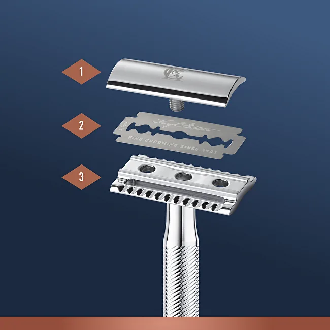 Gillette King c. double edge safety razor thumbnail 5