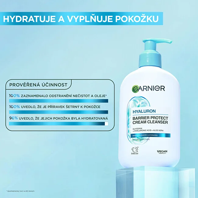 Garnier Skin Naturals Hyaluronic Aloe Soothing Cream Cleanser thumbnail 4