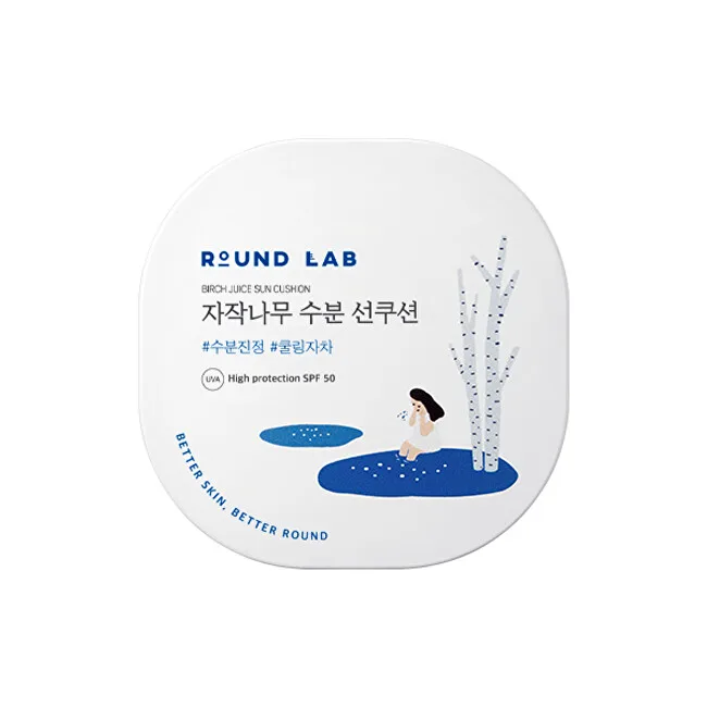 Round Lab Round Lab Birch Juice Moisturizing Sun Cushion SPF50+ PA++++ thumbnail 6
