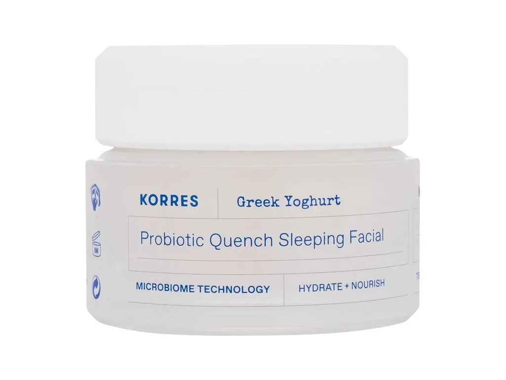 Greek yoghurt probiotic quench sleeping facial