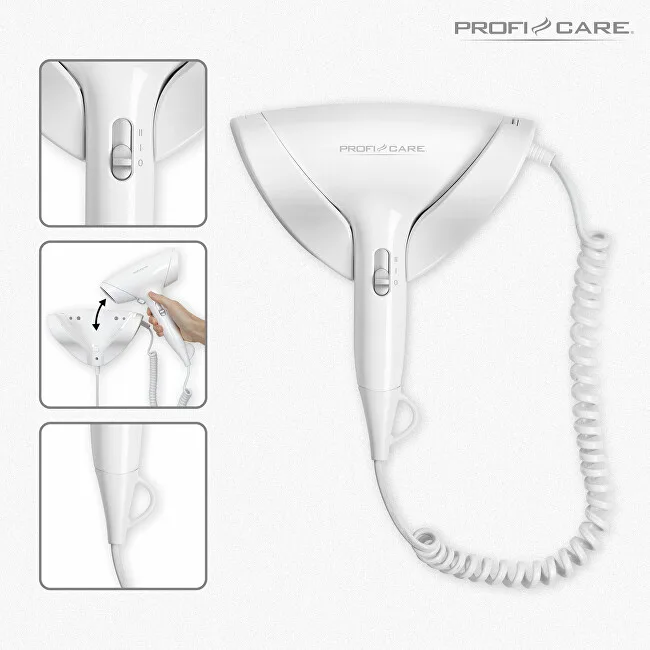 Profi care Hair dryer with wall bracket PC-HT 3044 thumbnail 4