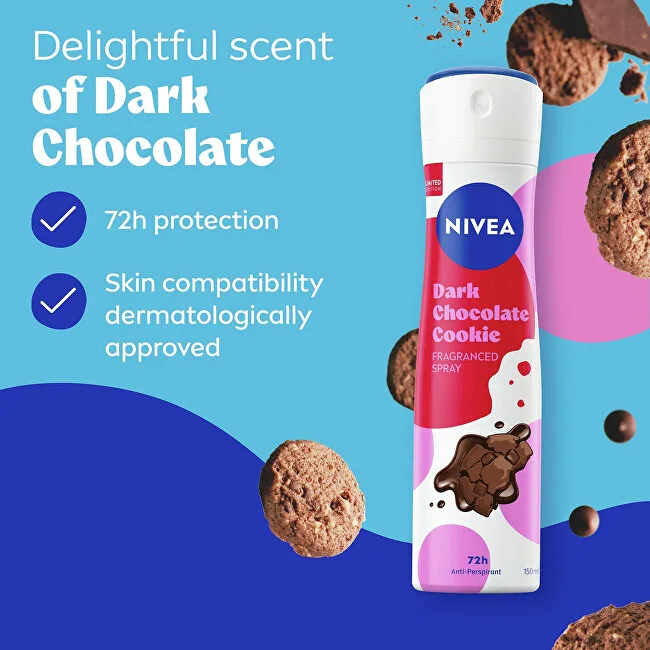 Nivea Antiperspirant spray Dark Chocolate Cookie 150 ml thumbnail 3