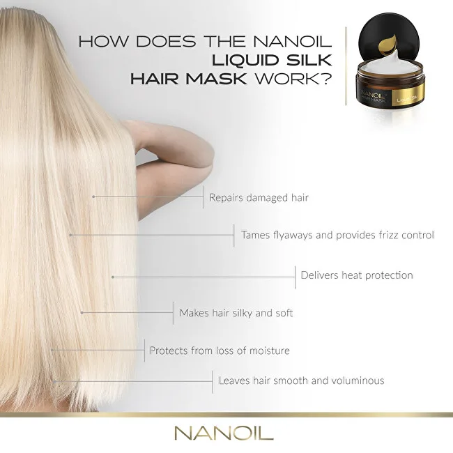Nanoil Hair Mask Liquid Silk thumbnail 4
