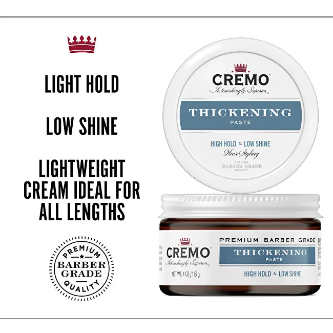 Cremo Hair styling paste High Hold & Low Shine (Thickening Paste) 113 g thumbnail 3