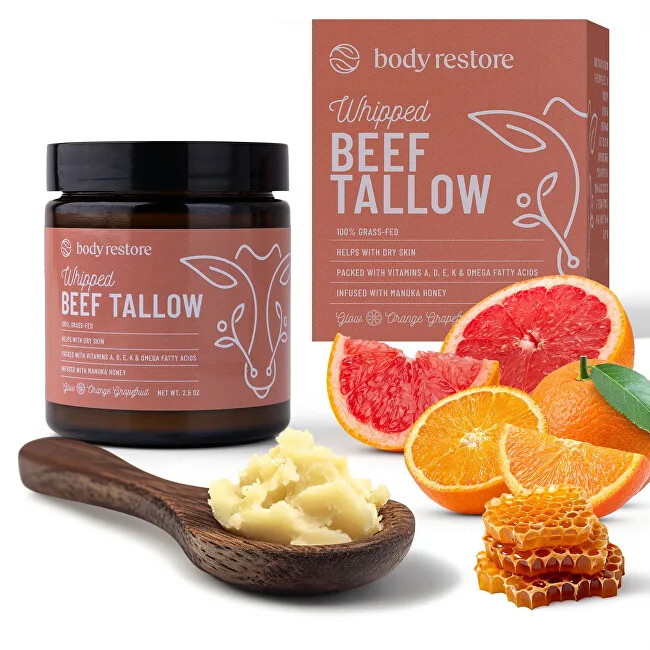 Body Restore Body Cream Orange and Grape Whipped Beef Tallow 71 g thumbnail 3