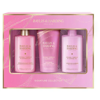 Baylis & Harding Jojoba, Vanilla & Almond oil body care gift set 3 pcs thumbnail 5