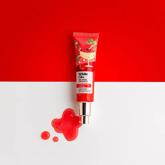 White Glo Strawberries and Cream Whitening Toothpaste 70 g thumbnail 3