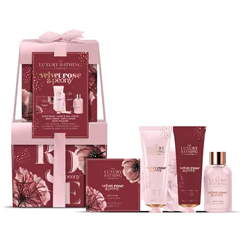 The Luxury Bathing Company Rose & Peony Gift Set 5 pcs thumbnail 2