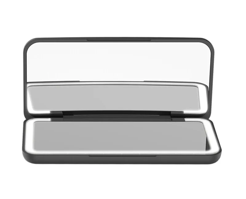 Concept "v" design Cosmetic pocket mirror with LED lighting black KZ2020 thumbnail 3