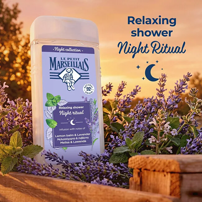 Le Petit Marseillais Shower gel Night Collection Lemon Balm & Lavender thumbnail 2