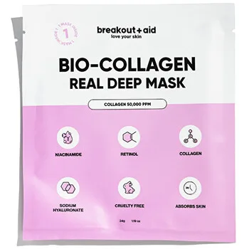 Breakout+aid Real Deep Mask Collagen Overnight Mask thumbnail 3