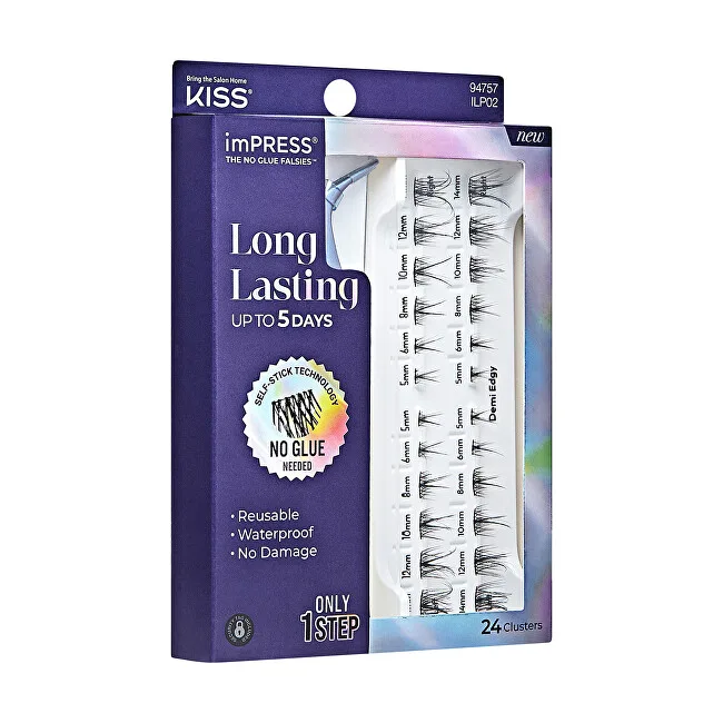 Kiss ImPRESS (Press on LongLasting) False Eyelashes 02 thumbnail 3