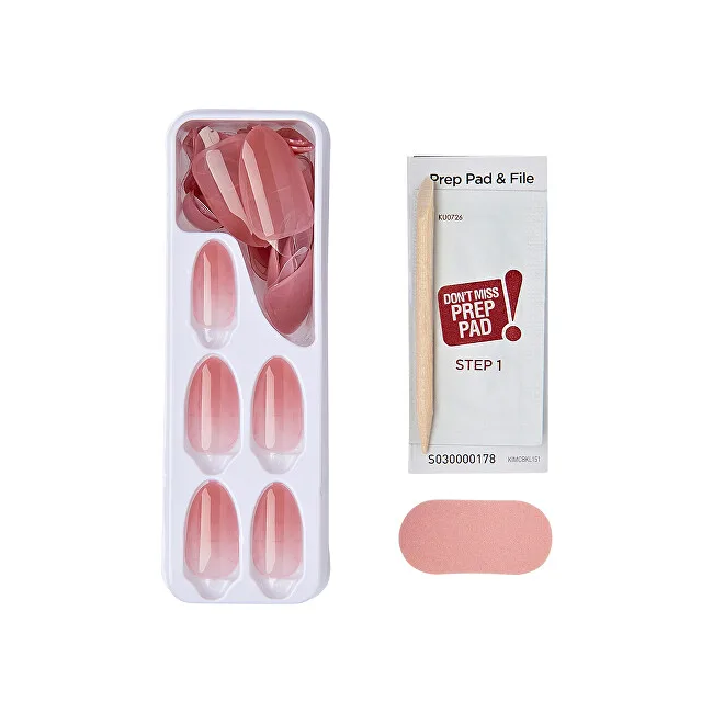 Kiss Adhesive nails ImPRESS Bare but Better MA - Serenity 30 pcs thumbnail 2