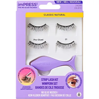 Kiss imPRESS No Glue Strip Lash 01 thumbnail 5