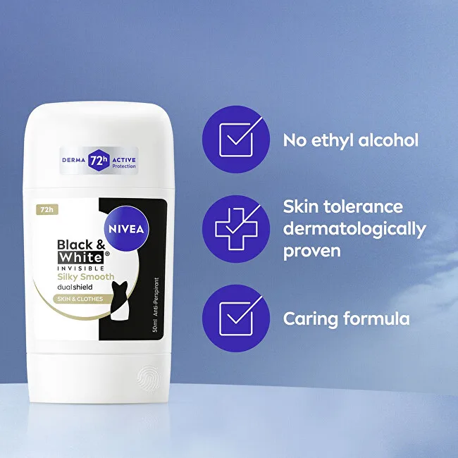 Nivea Black & white invisible silky smooth thumbnail 5