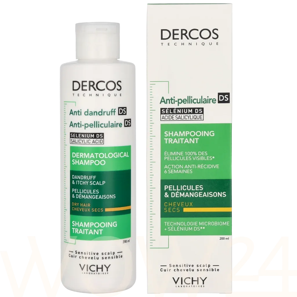 Vichy Dercos Anti-Dandruff Dermatological Shampoo Normal to Oily Hair thumbnail 4