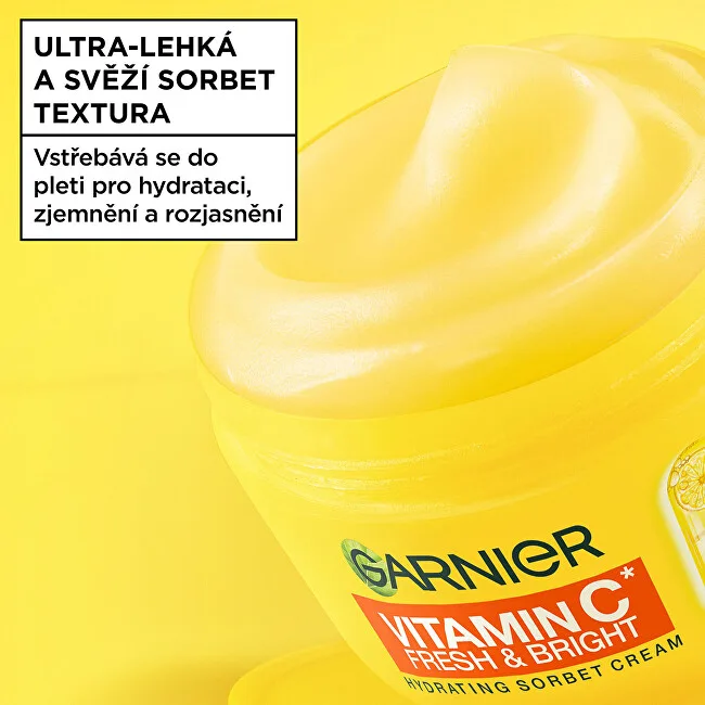 Garnier Vitamin C* Fresh & Bright Sorbet Cream 85 ml thumbnail 3