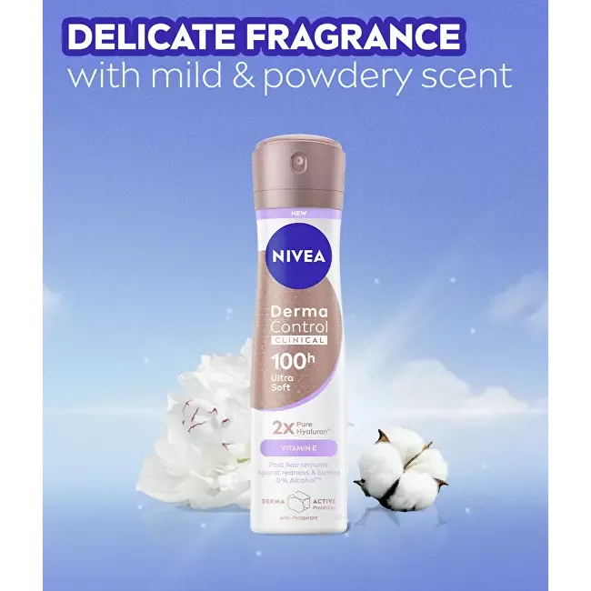 Nivea Antiperspirant spray Derma Control Clinical Ultra Soft 150 ml thumbnail 4