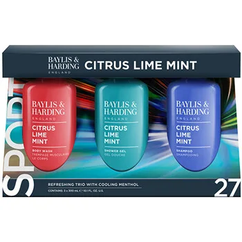 Baylis & Harding Citrus, Lime & Mint Body and Hair Care Gift Set 3 pcs thumbnail 5