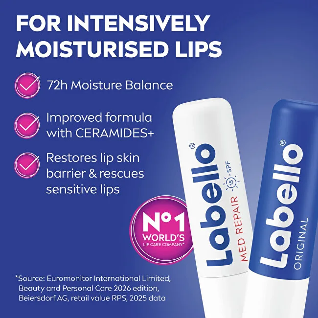 Labello Original + Repair 24h Moisture Lip Balm thumbnail 2