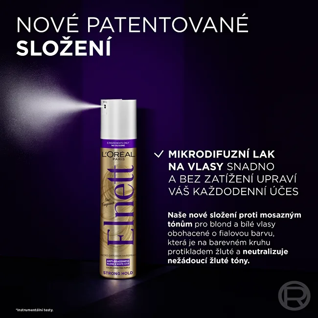 Loreal Elnett Micro-Diffusion Hairspray Anti-Brassiness thumbnail 3