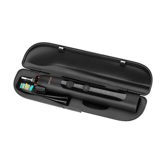 Concept "v" design Sonic toothbrush with travel case Perfect Smile black ZK7011 thumbnail 3