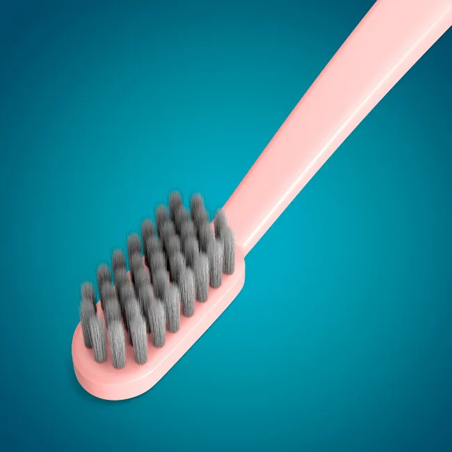MEDIBLANC Toothbrush with silver bristles 4 pcs thumbnail 3