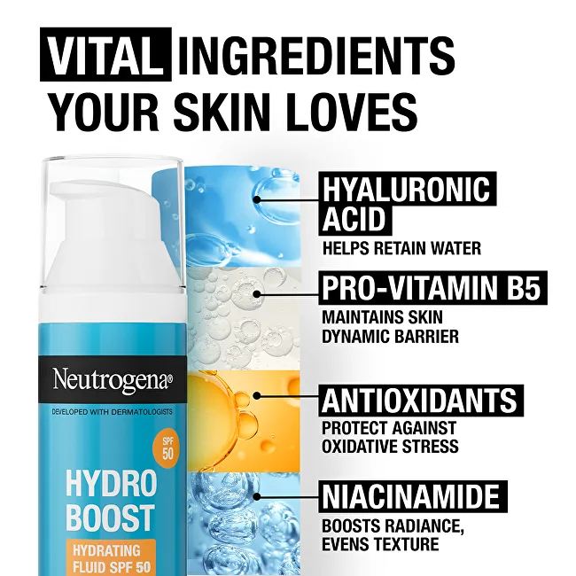 Neutrogena Hydrating Fluid SPF 50 HydroBoost (Hydrating Fluid) 50 ml thumbnail 3