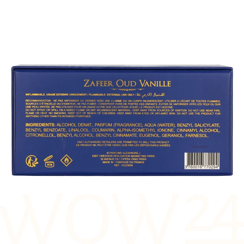 Alexandre.J The Collector Zafeer Oud Vanille thumbnail 3