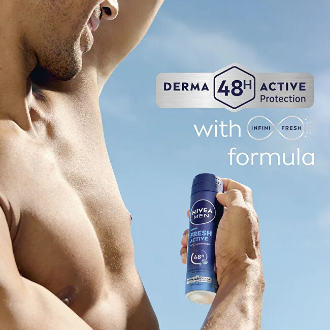 Nivea Men Fresh Active Deodorant Spray 250 ml thumbnail 6