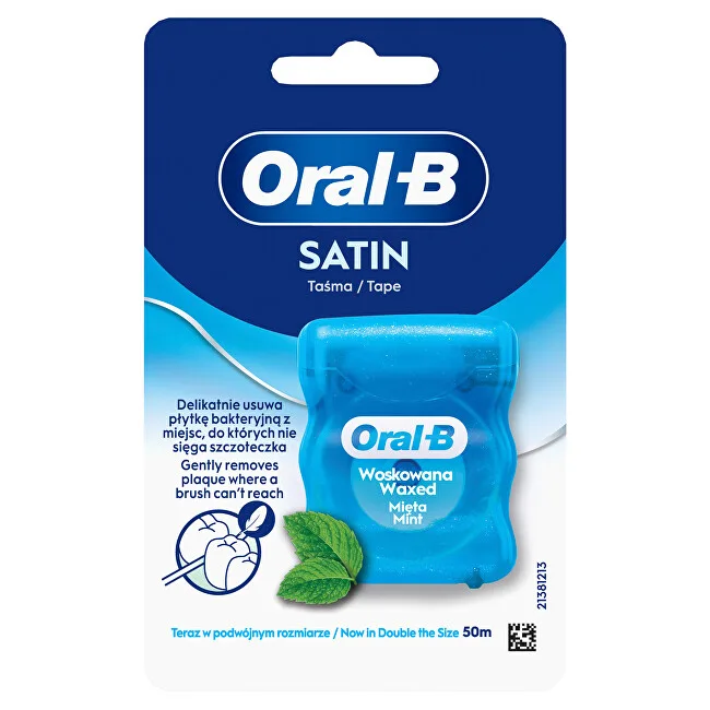 ORAL-B Dental waxed floss Satin Waxed Mint 50 m thumbnail 3