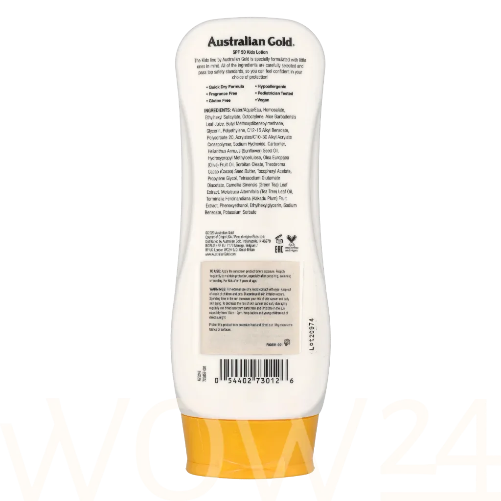 Australian Gold Australian Gold Sensitive Lotion Kids SPF50 thumbnail 3