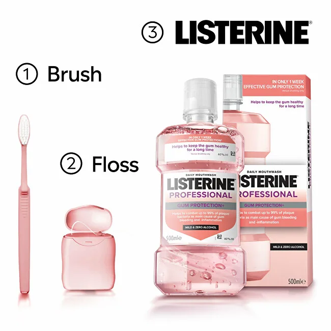 Listerine Mouthwash Professional Gum Protection+ thumbnail 7