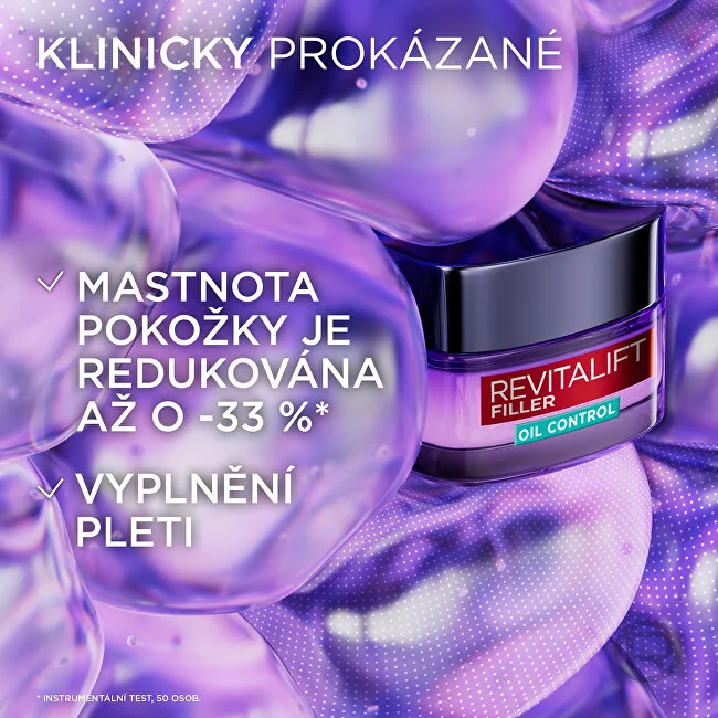 Loreal Skin cream for oily skin Revitalift Filler Oil Control (Cream) 50 ml thumbnail 4
